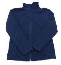 Tmavomodrá fleecová propínací mikina INFINITY KIDS