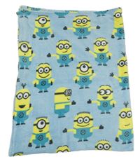 Světlemodrá plyšová deka s Mimoni PRIMARK
