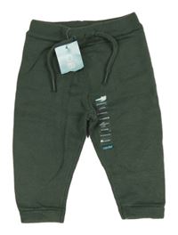 Nové - khaki pletené kalhoty OBaïBi
