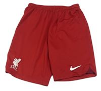 Tmavočervené fotbalové funkční kraťasy - Liverpool FC zn. Nike
