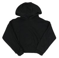 Černá crop mikina s kapucí F&F