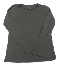Antracitové triko H&M