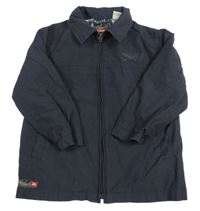Tmavomodrá šusťáková podzimní bunda Quiksilver