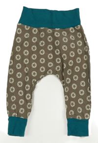 Šedé lehké tepláky s hvězdami