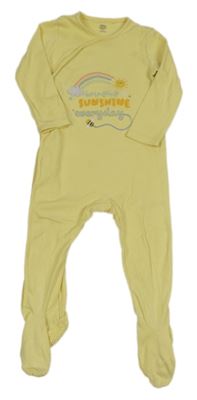 Žlutý overal s duhou a sluncem F&F
