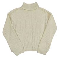 Smetanový svetrový rolák Primark