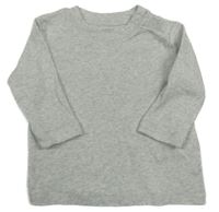 Světlešedé melírované triko M&S