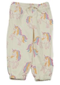 Krémové tepláky s jednorožci Primark