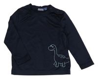 Tmavomodré sportovní triko s dinosaurem Lupilu