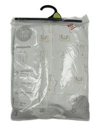 Nové - 2x overal - bílý s medvědy + béžový melírovaný F&F