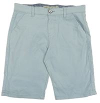 Světlemodré plátěné kraťasy Denim Co.