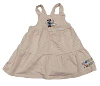 Světlerůžové teplákové šaty s Minnie Primark