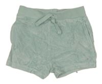 Mintové sametové kraťasy George