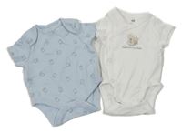 2x body - bílé zavinovací s koalou + modré s medvědy 