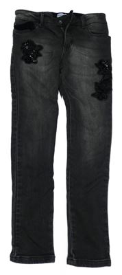 Antracitové skinny rifle s nášivkami Mayoral
