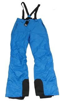 Nové - Modré šusťákové laclové funkční oteplovačky Crivit