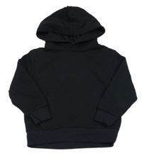 Černá mikina s kapucí H&M