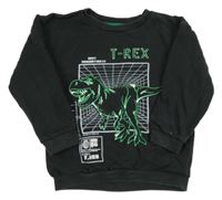 Antracitová mikina s dinem Nutmeg