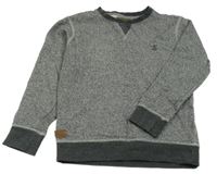 Šedá melírovaná mikina Next