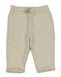 Smetanové vzorované tepláky Obaibi