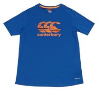 Tmavomodré sportovní tričko s logem Canterbury