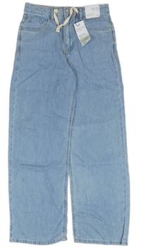 Nové - Světlemodré široké rifle Denim Co.