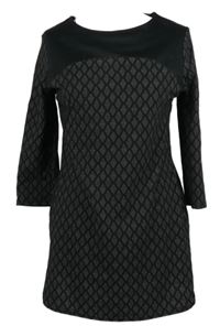 Dámská černá vzorovaná tunika Papaya 