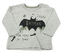 Světlešedé triko s Batmanem George