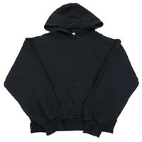 Černá crop mikina s kapucí H&M