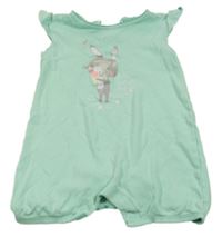 Pomněnkový kraťasový overal s králíčkemC&A