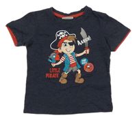 Tmavomodré tričko s Pirátem INFINITY Kids