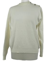 Dámský smetanový svetr s knoflíčky M&S