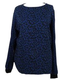 Dámská černá tunika s květinovým vzorem Street One