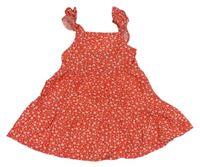 Červené květované šaty Primark
