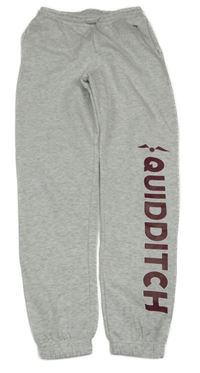 Světlešedé tepláky s nápisem - Harry Potter H&M