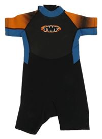 Černo-modro-oranžový neopren TWF