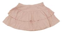 Světlerůžová puntíkatá sukně H&M