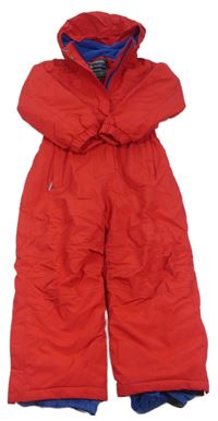 Červená funknčí zimní kombinéza s kapucí Mountain Warehouse