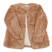 Starorůžová kožešinová podšitá bunda George 