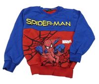 Červeno-modrá mikina se Spider-manem 