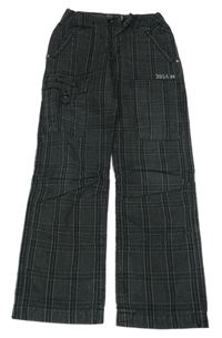 Šedo-černé kostkované podšité rifle WE