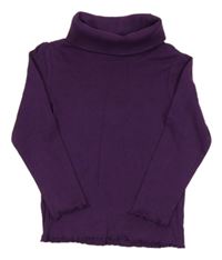 Fialové triko s rolákem Lupilu 