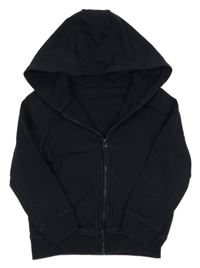 Tmavomodrá propínací mikina s kapucí F&F