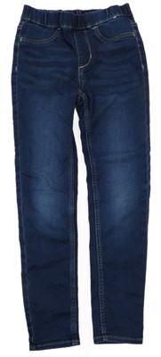 Tmavomodré džegíny H&M