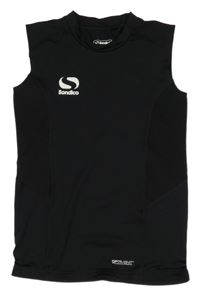Černé sportovní funkční tílko s logem Sondico