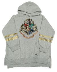 Šedá melírovaná mikina Harry Potter s kapucí H&M