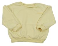 Vaniková oversize mikina s potiskem Dunnes