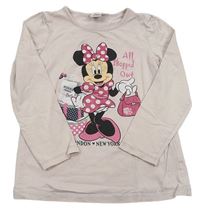 Světlepudrové triko s Minnie Disney