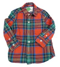 Červeno-kostkovaná košile Boden