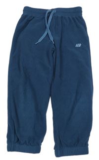 Tmavopetrolejové fleecové kalhoty SKOGSTAD